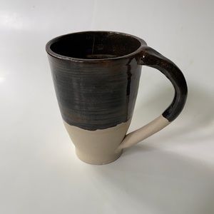 Hand thrown pottery mug